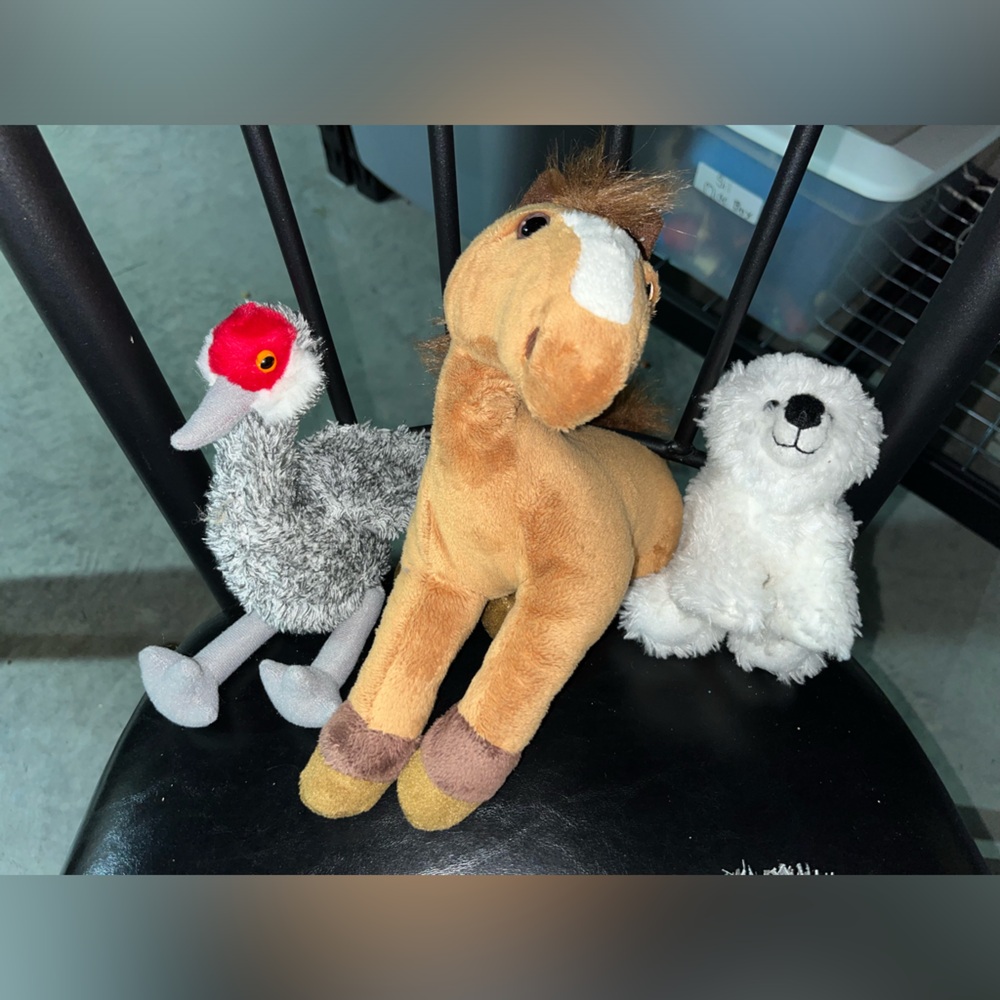 STUFFED ANIMALS (3)